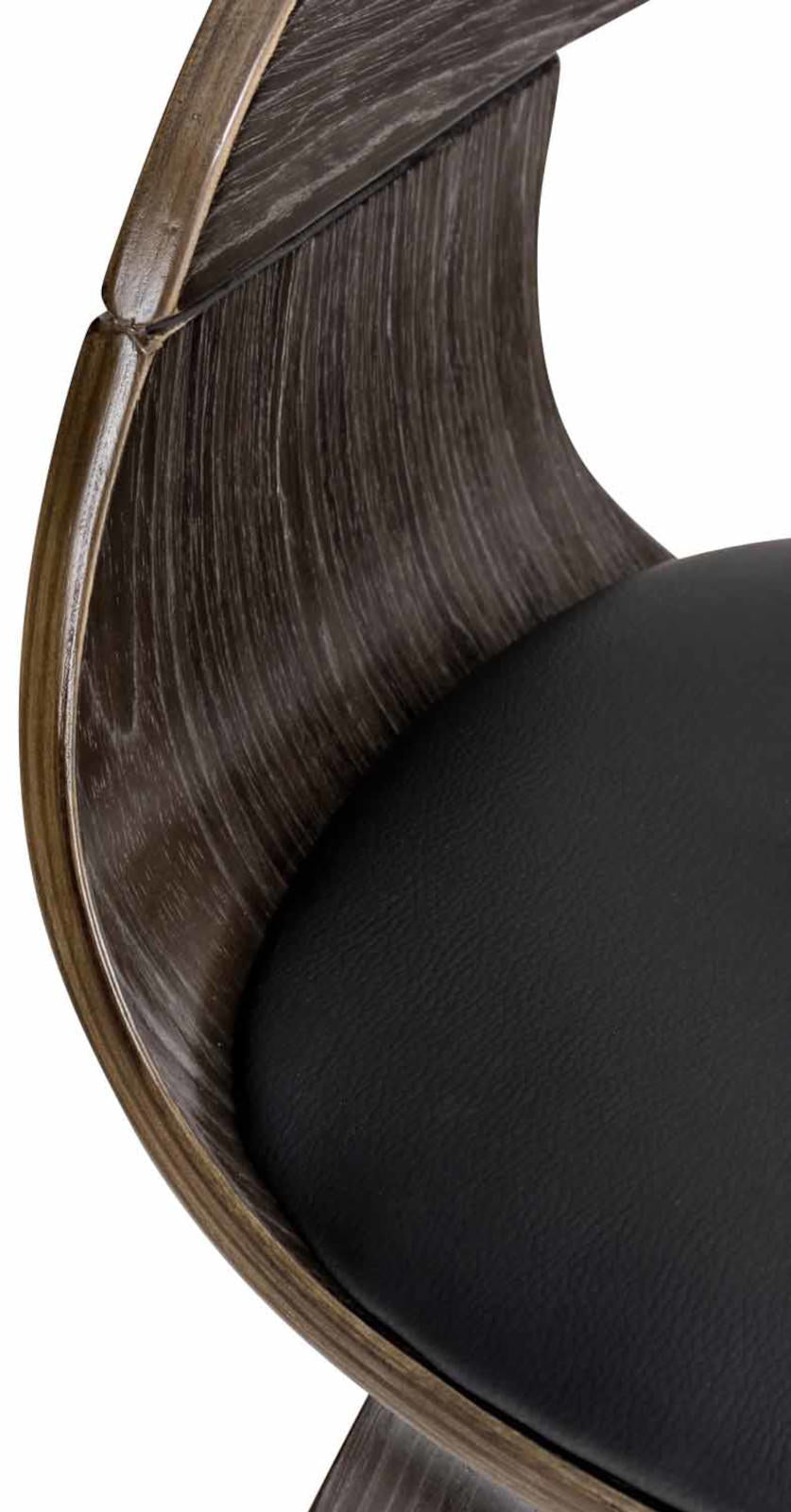 Set van 2 Kingston Stoelen Kunstleer zwart/grijs schwarz/grau