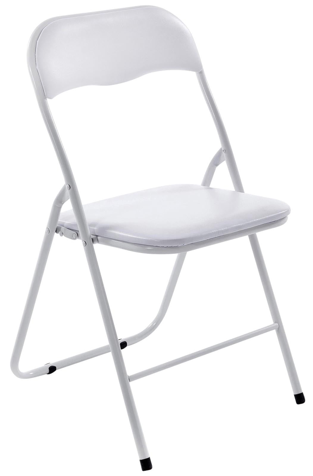 Set van 2 klapstoelen Felix wit/wit weiß/weiß