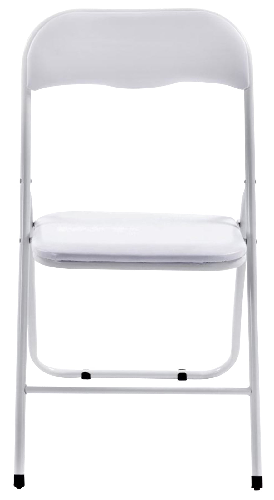 Set van 2 klapstoelen Felix wit/wit weiß/weiß