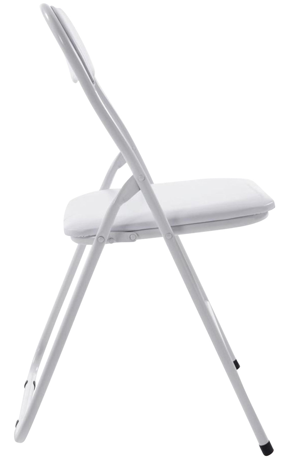 Set van 2 klapstoelen Felix wit/wit weiß/weiß