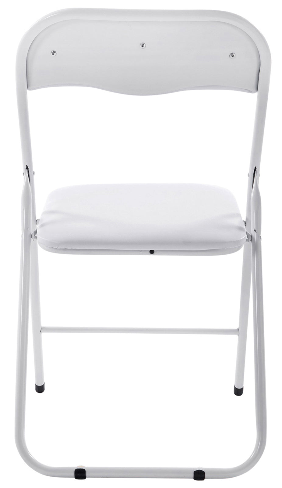 Set van 2 klapstoelen Felix wit/wit weiß/weiß