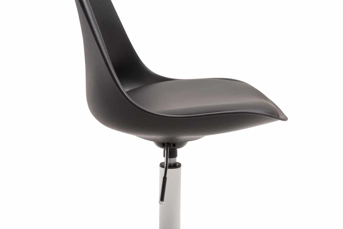 Set van 4 eetkamerstoelen Maverick - Kunststof zwart,wit schwarz