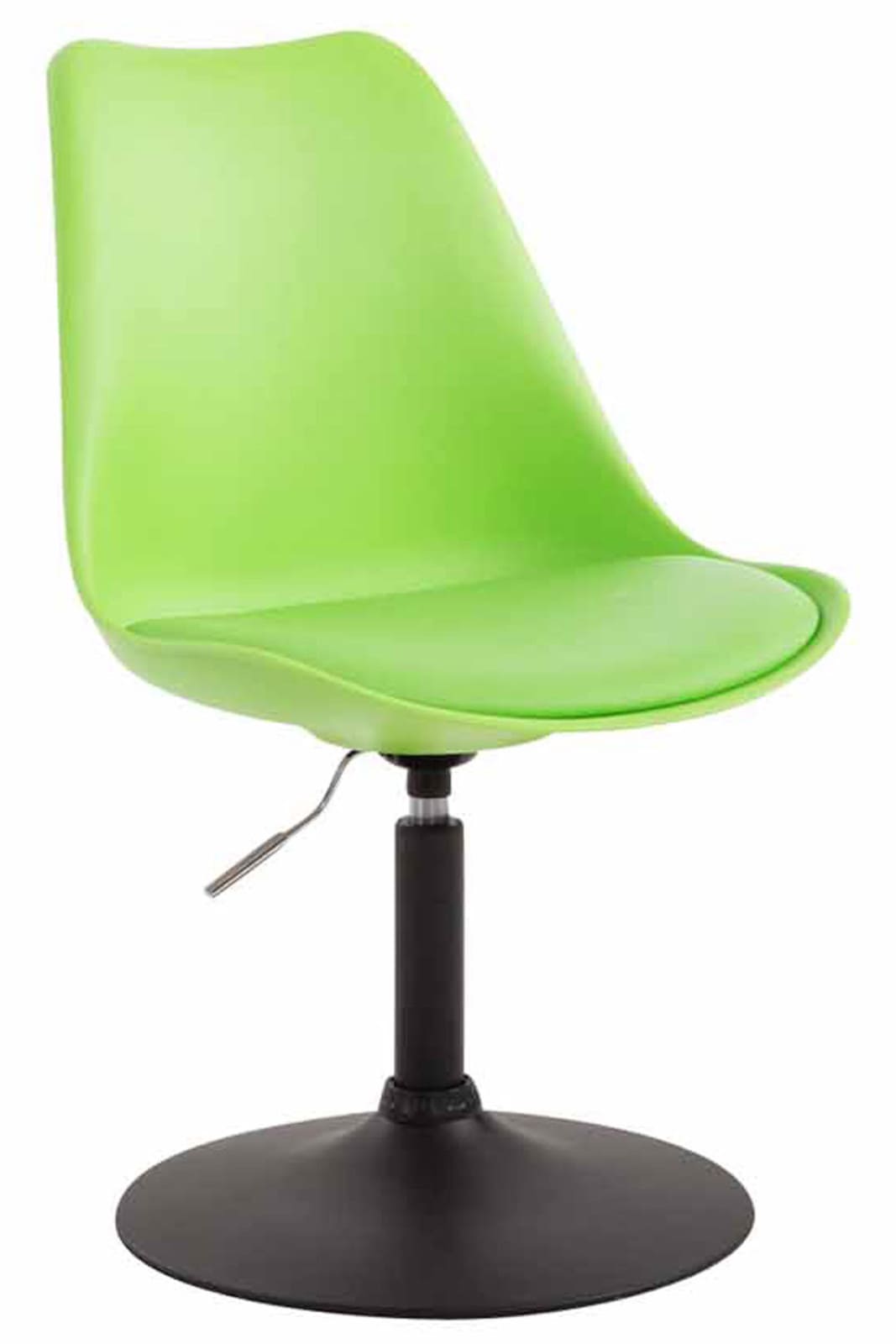 Set van 4 eetkamerstoelen Maverick - Kunststof groen,zwart grün