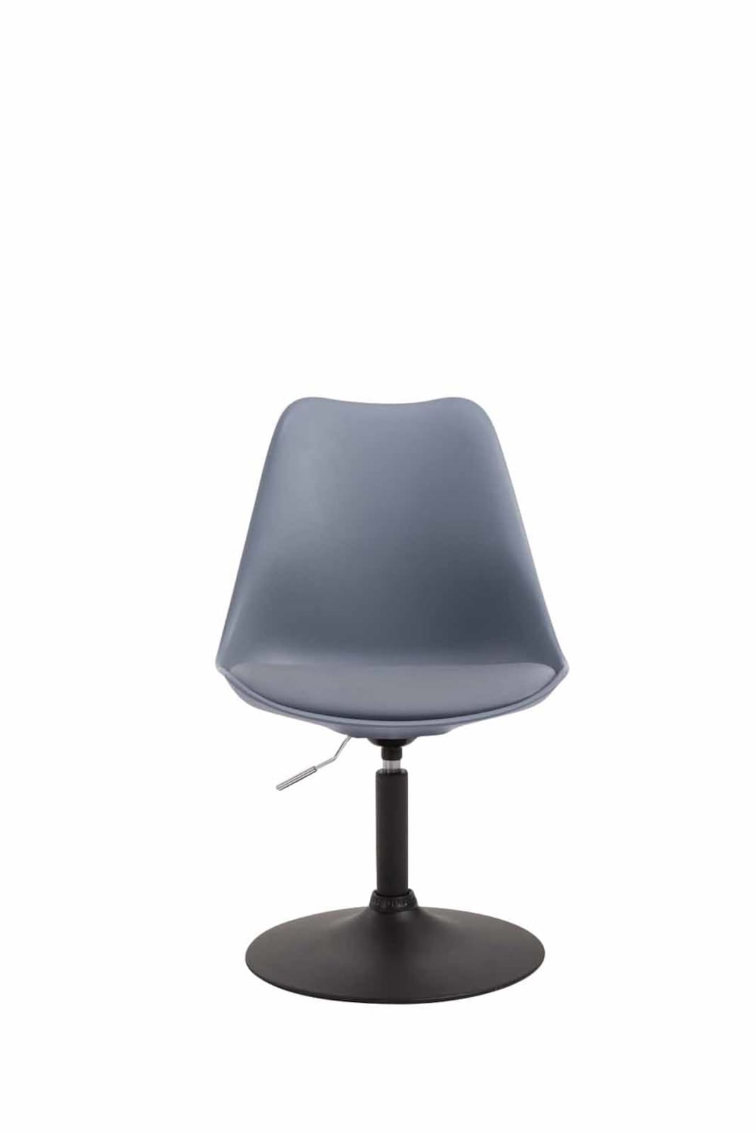 Set van 4 eetkamerstoelen Maverick - Kunststof grijs,zwart grau