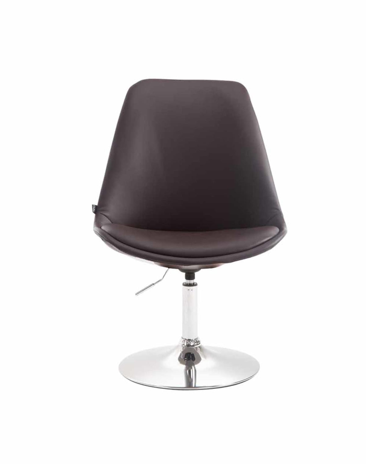 Set van 4 Eetkamerstoelen Maverick Kunstleer bruin,chroom braun