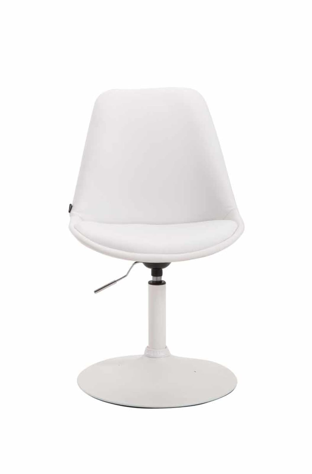 Set van 4 Eetkamerstoelen Maverick Kunstleer wit,wit weiß