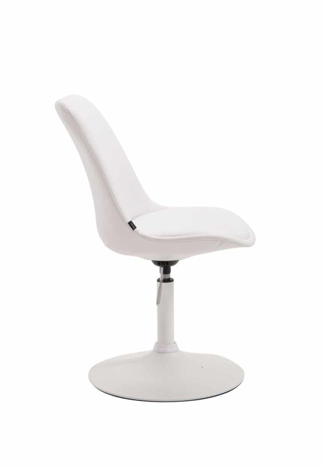 Set van 4 Eetkamerstoelen Maverick Kunstleer wit,wit weiß
