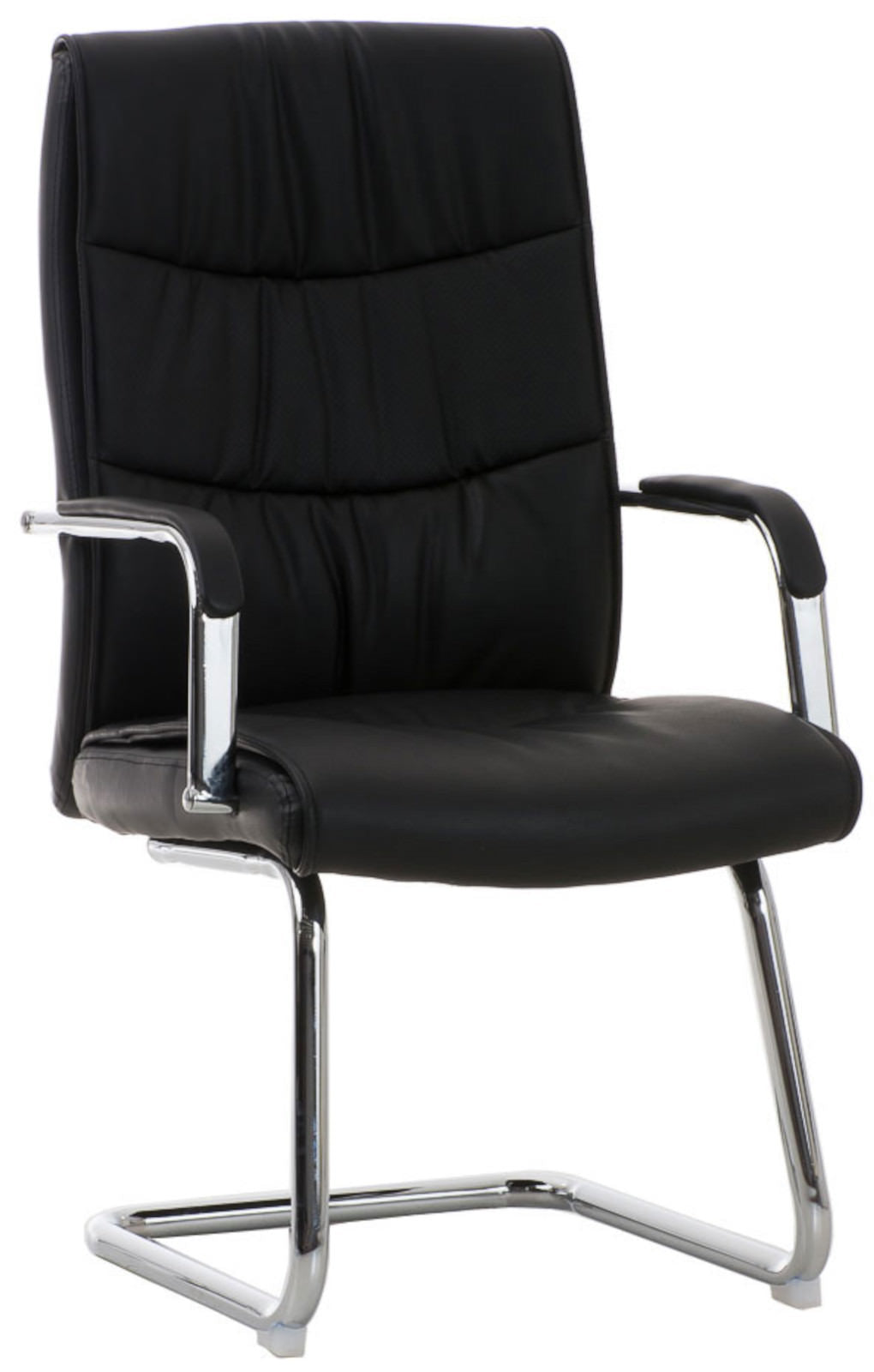 Set van 2 Caro eetkamerstoelen - Kunstleer zwart schwarz