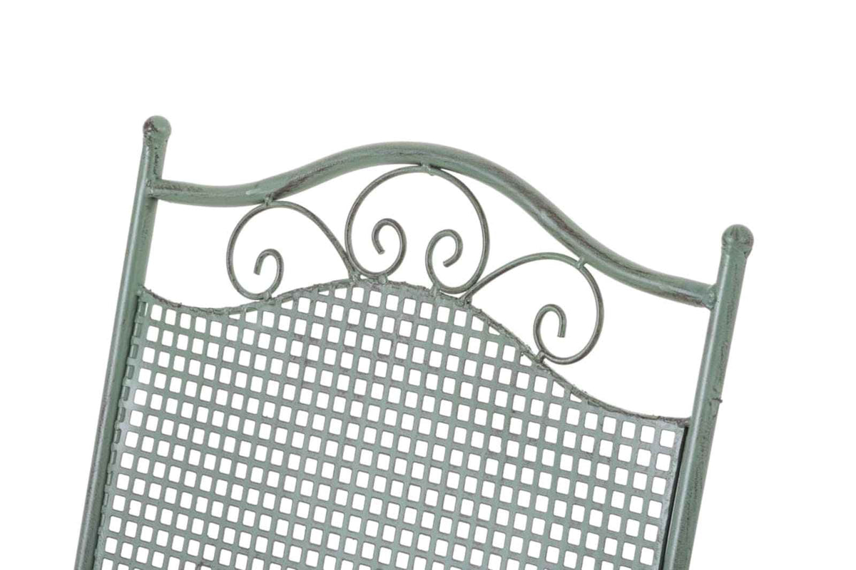 Set van 2 tuinstoelen Kiran antiek/groen antik-grün