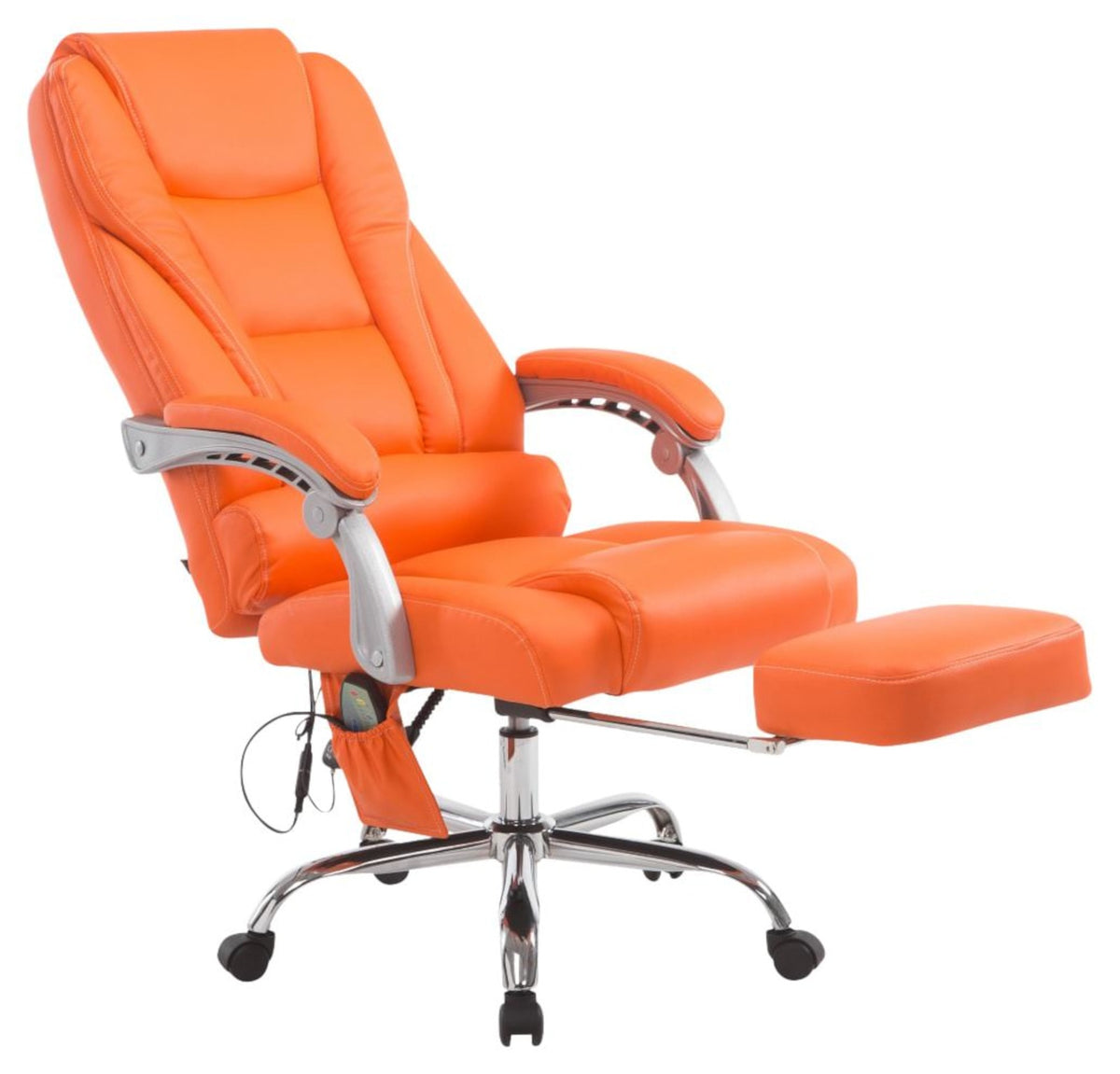 Bureaustoel Pacific met massagefunctie oranje orange