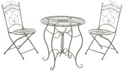 Bistro set Indra antiek/groen antik-grün