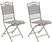 Set van 2 tuinstoelen Kiran bronzen bronze