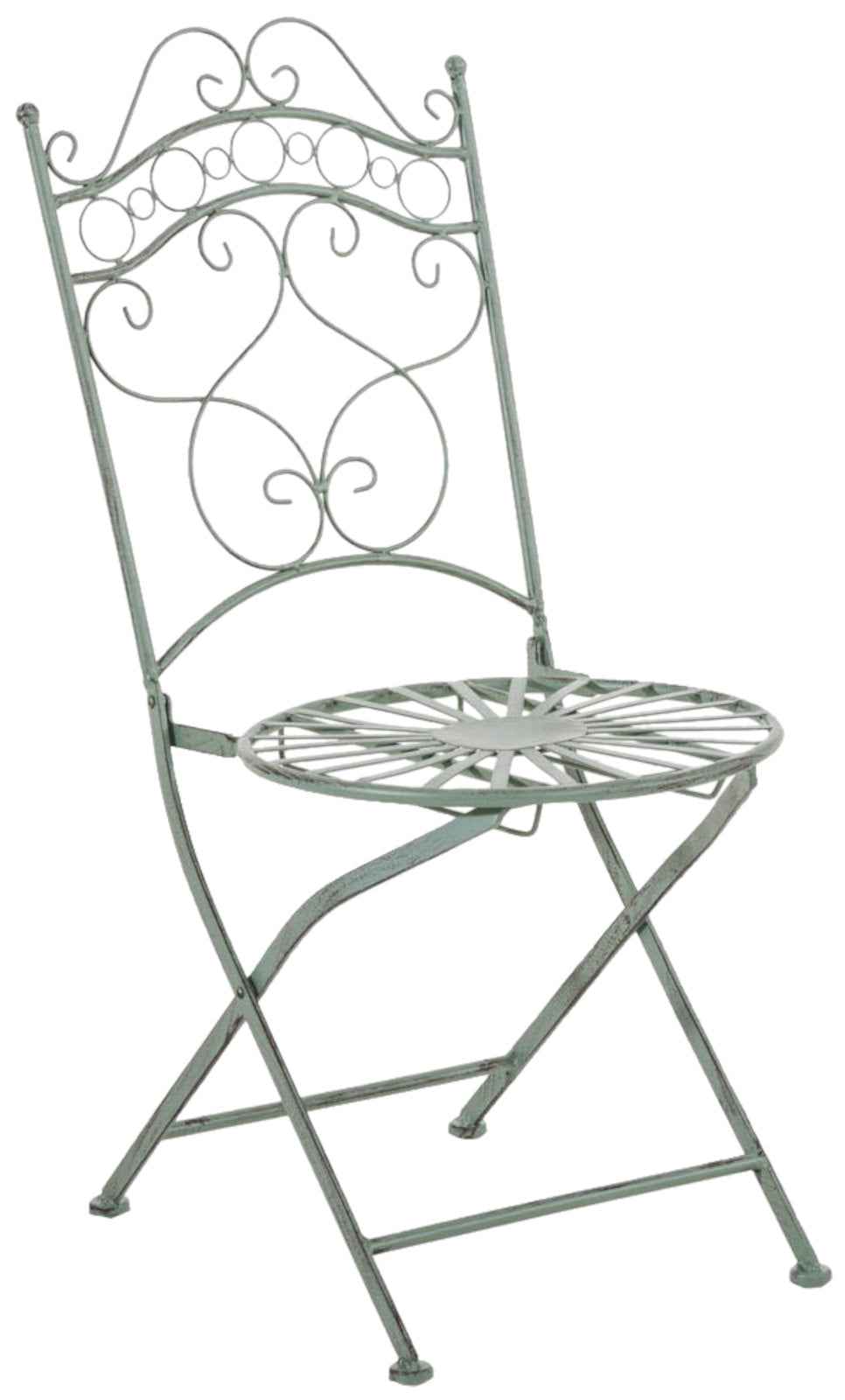 Set van 2 Indra Klapstoelen antiek/groen antik-grün