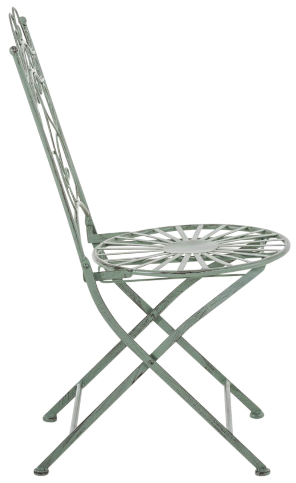 Set van 2 Indra Klapstoelen antiek/groen antik-grün