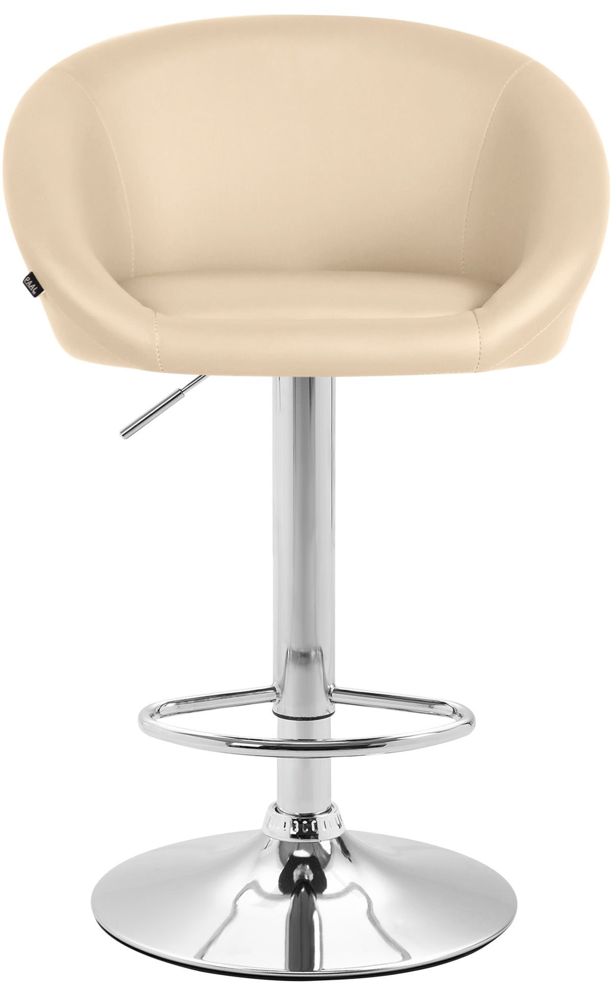Set van 2 barkrukken Miami kunstleer creme creme
