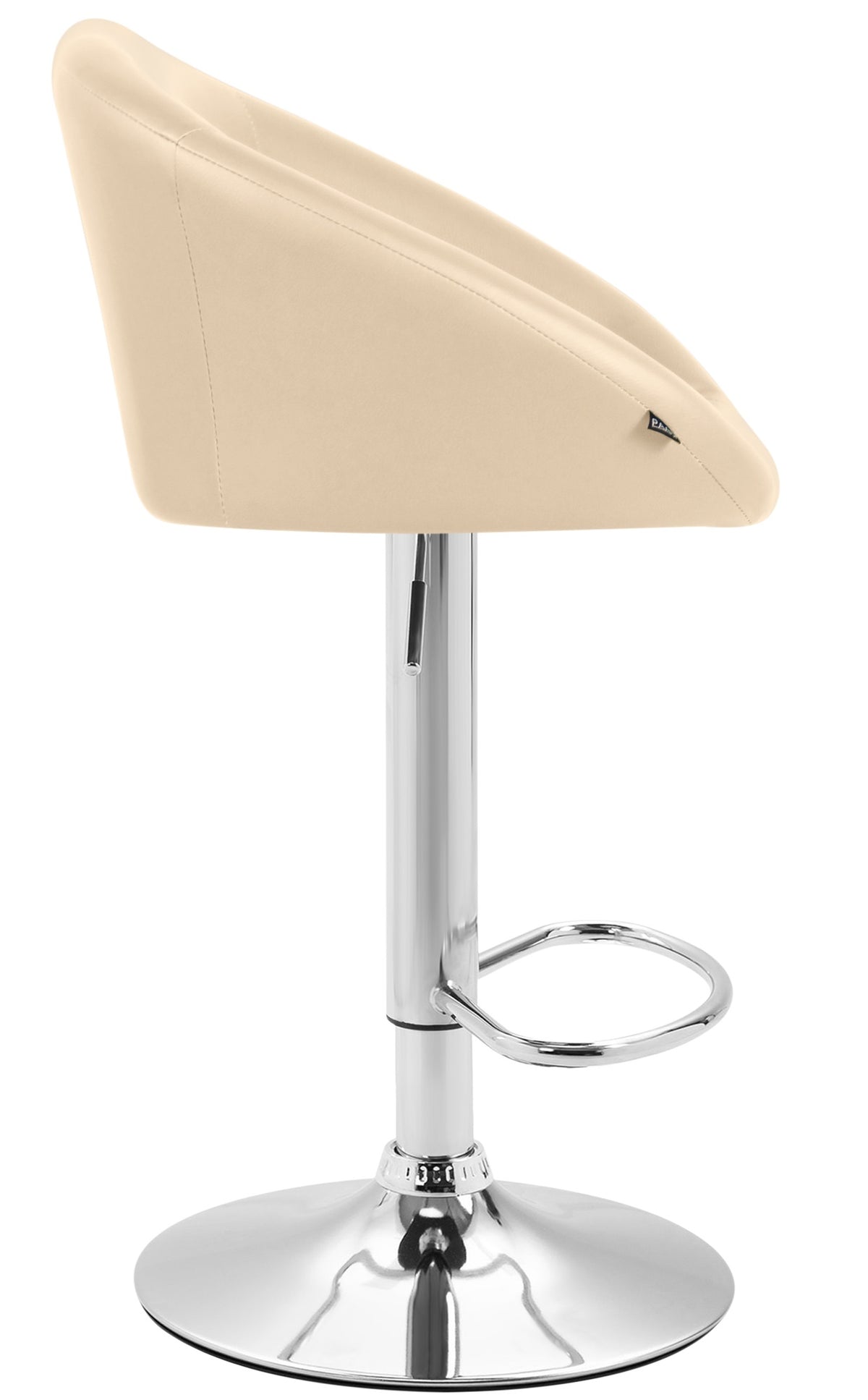 Set van 2 barkrukken Miami kunstleer creme creme