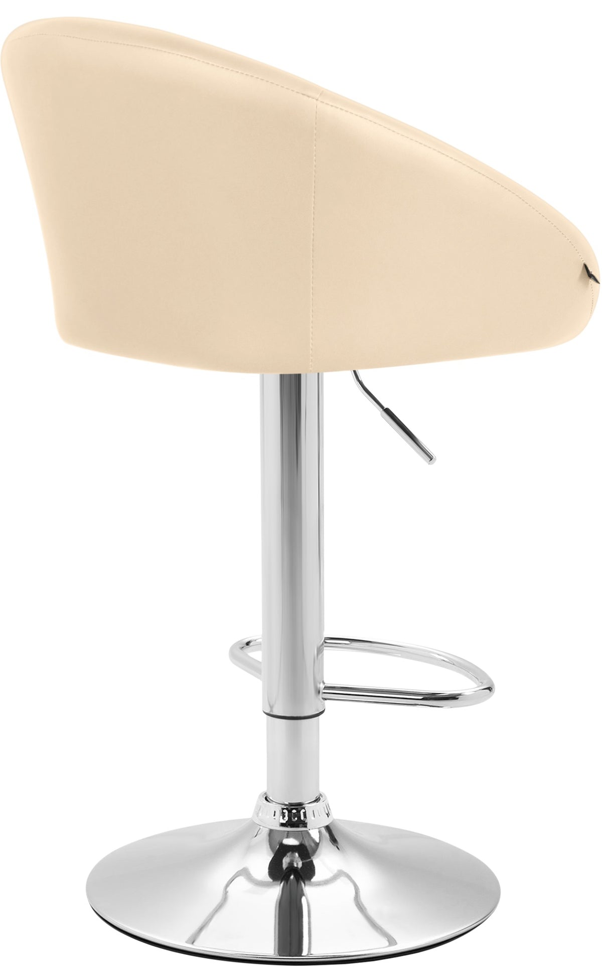Set van 2 barkrukken Miami kunstleer creme creme