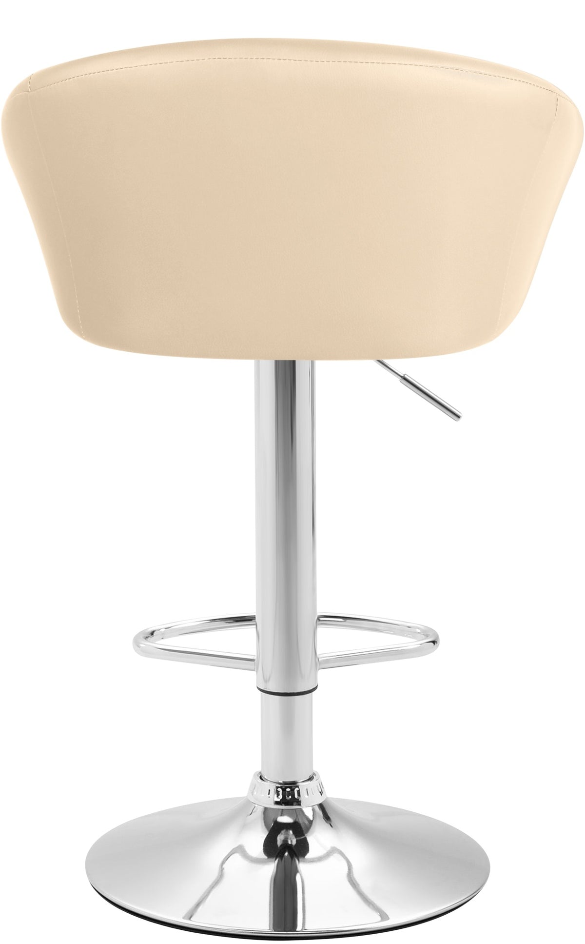 Set van 2 barkrukken Miami kunstleer creme creme