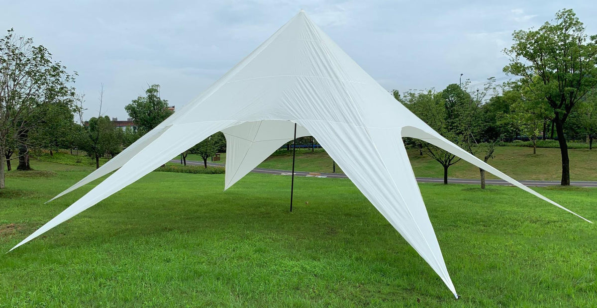 Stertent 10m wit weiß