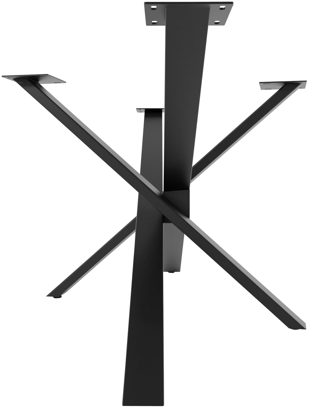 Jimmy Tafelpoten zwart,140x70x72 cm schwarz