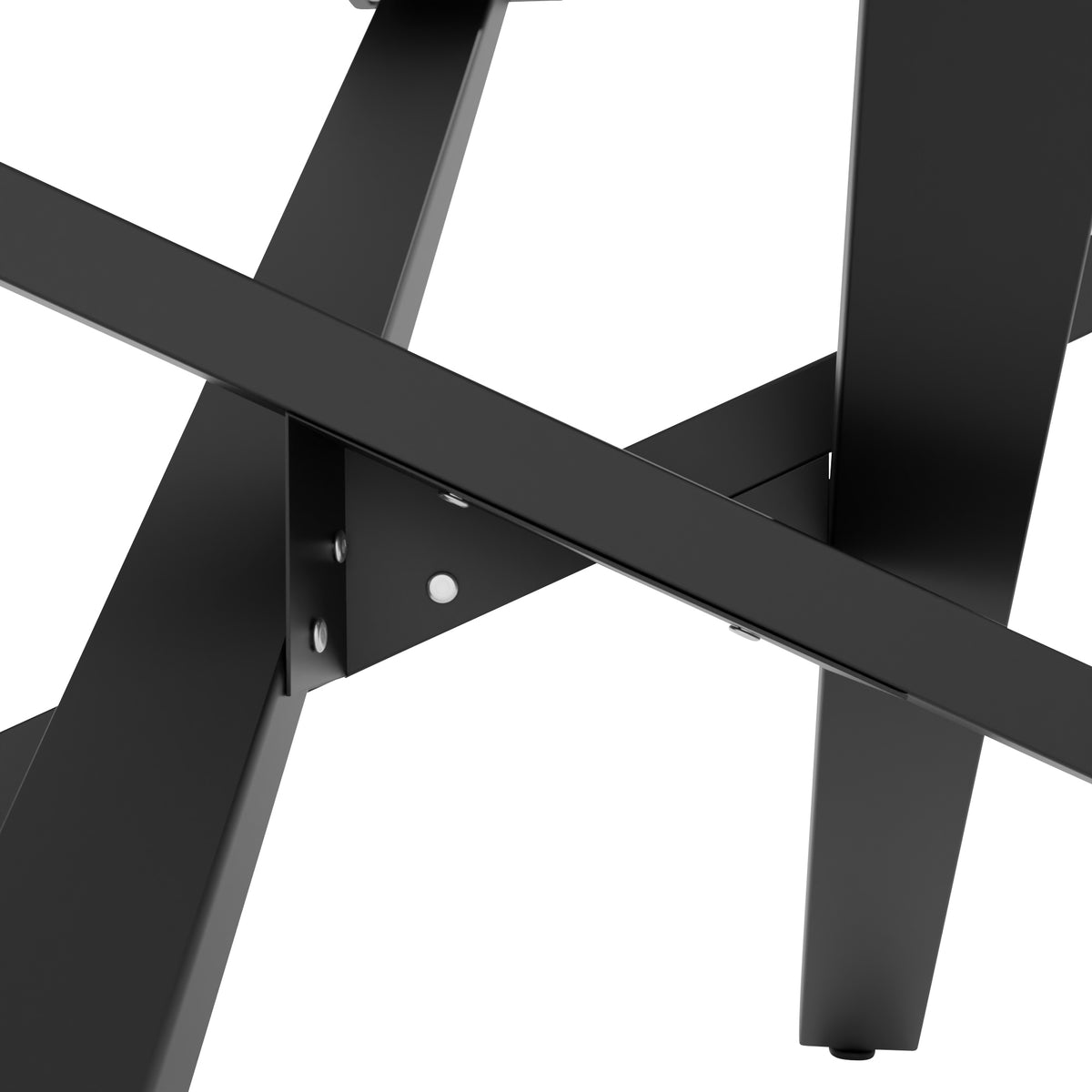 Jimmy Tafelpoten zwart,160x80x72 cm schwarz