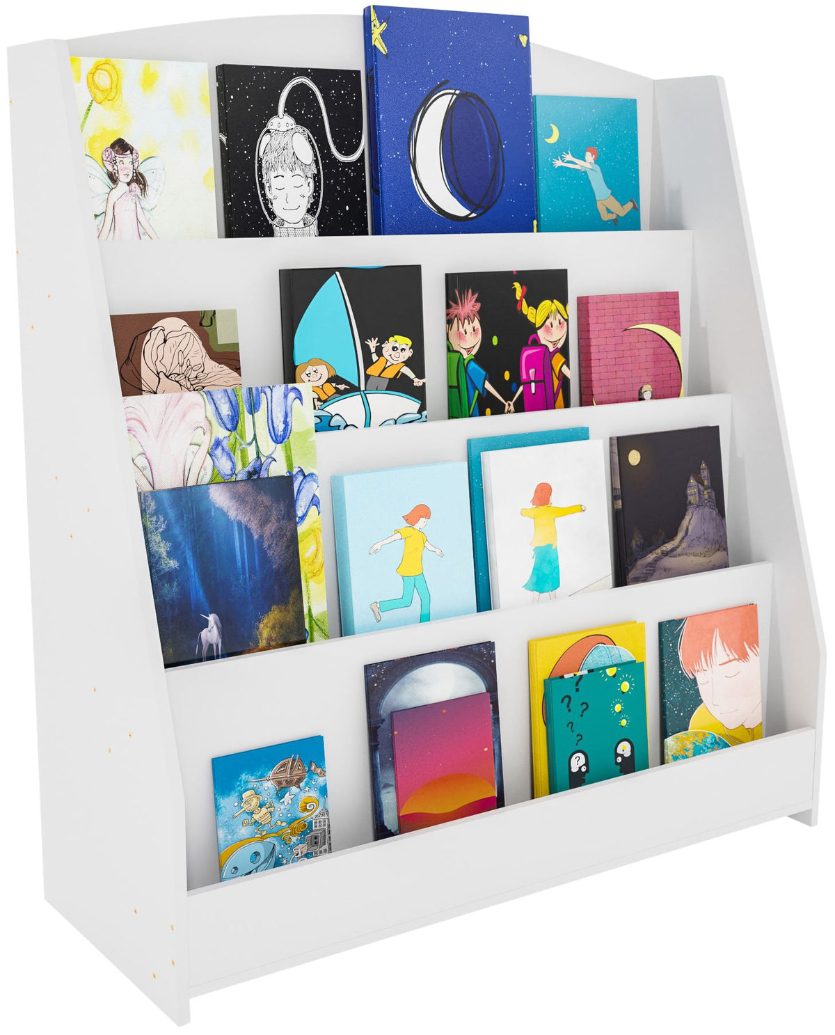 Boekenkast Melfa 80 cm weiß