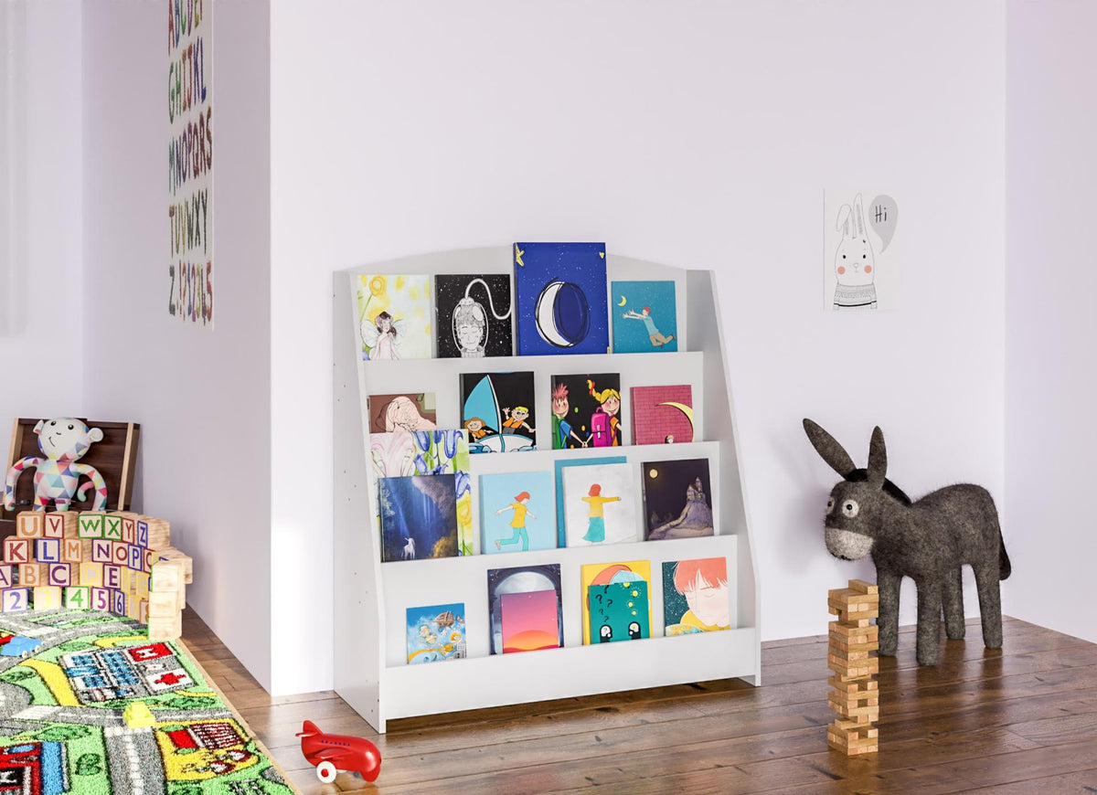 Boekenkast Melfa 80 cm weiß