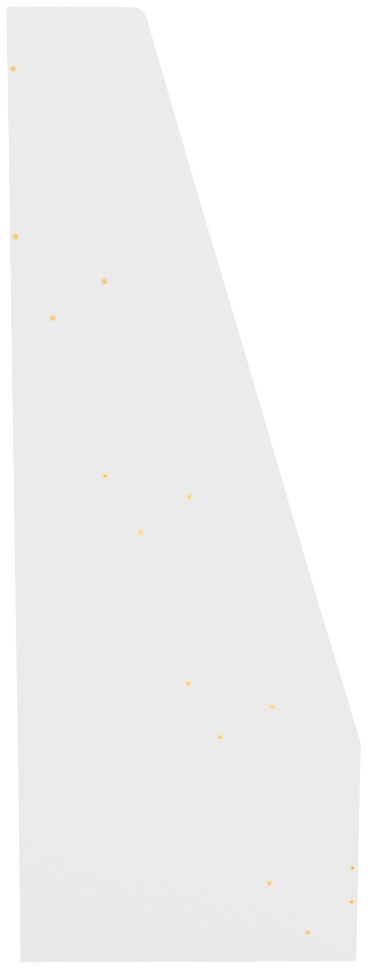 Boekenkast Melfa 80 cm weiß