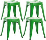 Set van 4 Armin krukken groen grün
