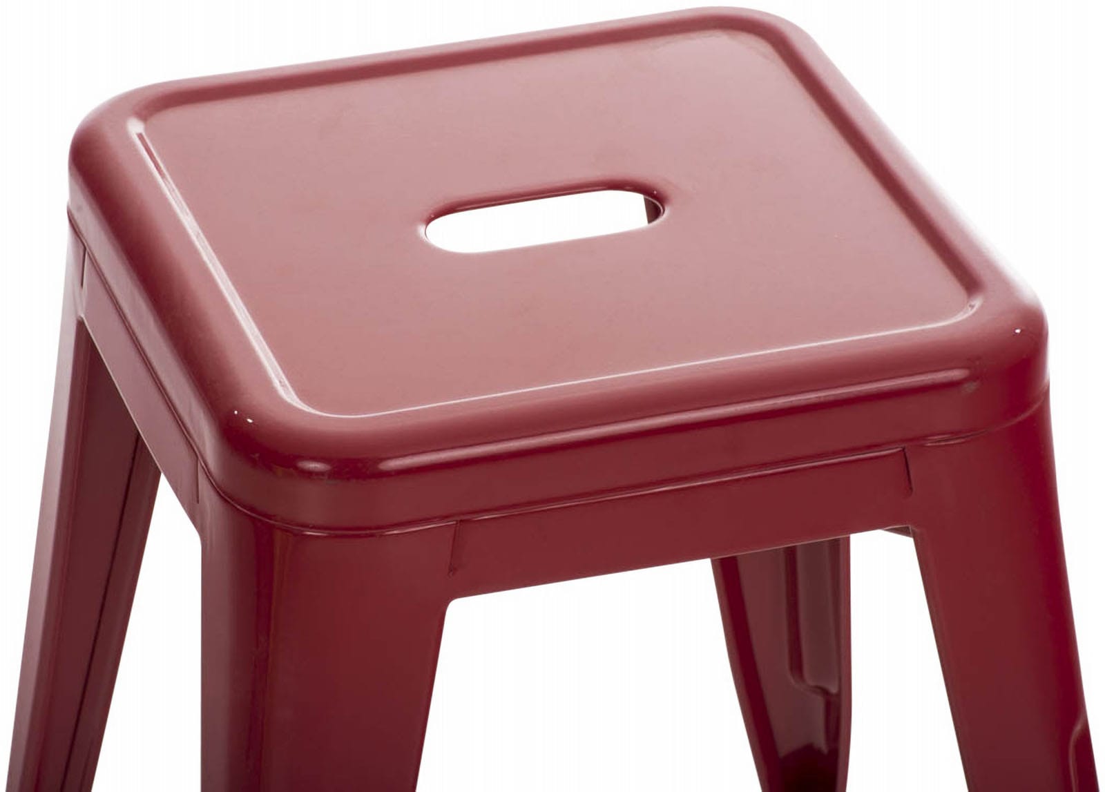 Set van 4 Armin krukken rood rot