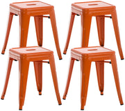 Set van 4 Armin krukken oranje orange