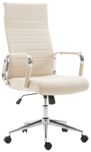 Bureaustoel Columbus Stof creme creme