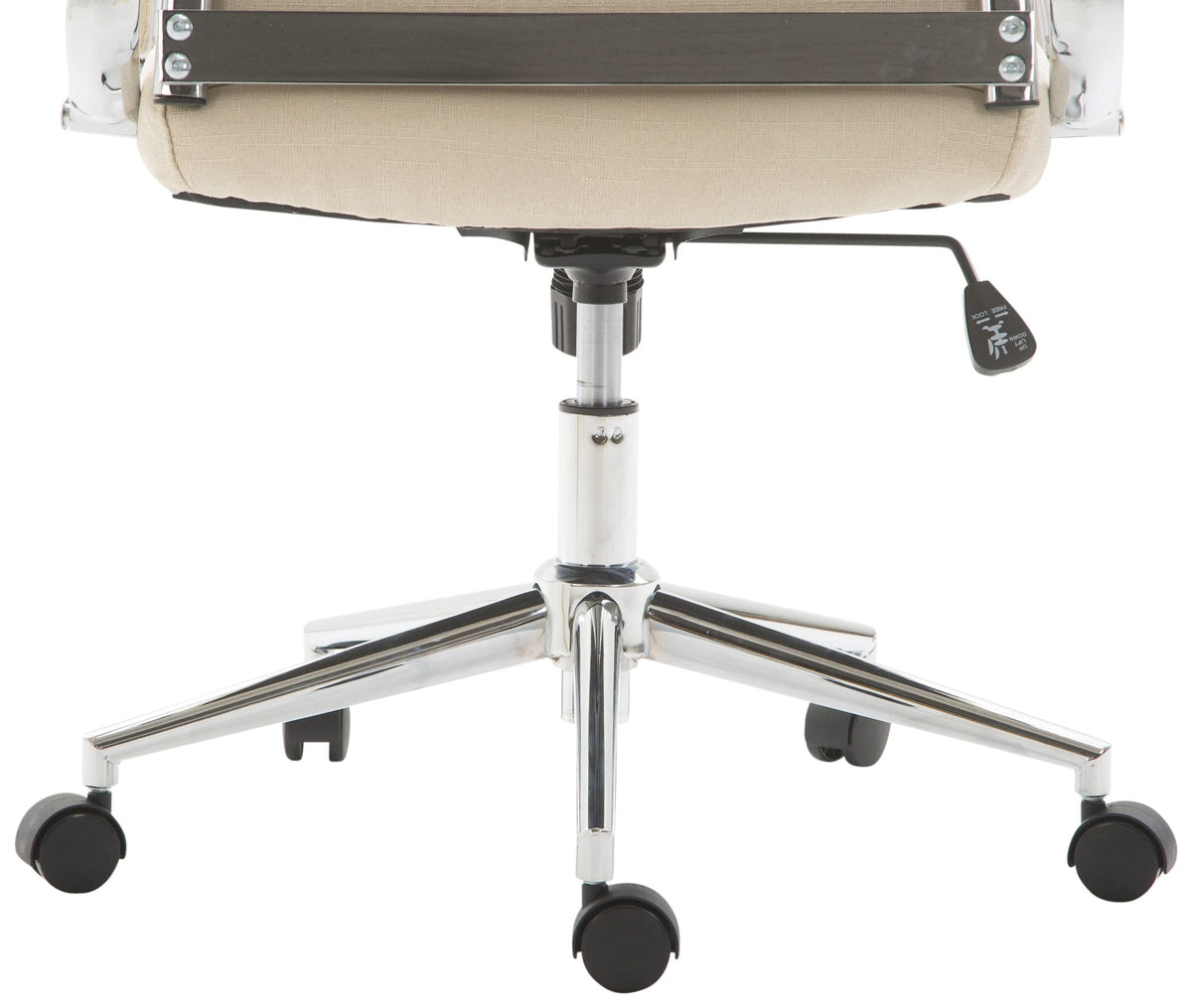 Bureaustoel Columbus Stof creme creme