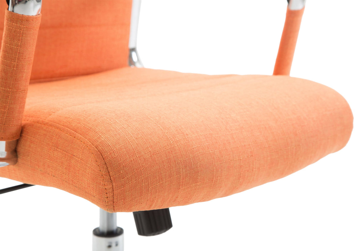 Bureaustoel Columbus Stof oranje orange