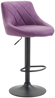 Barkruk Lazio Kunstleer purper,zwart lila