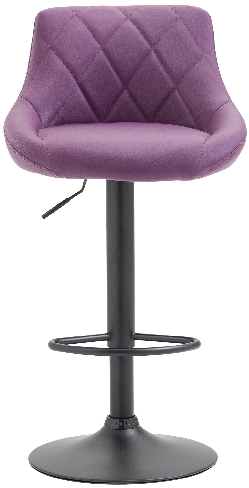 Barkruk Lazio Kunstleer purper,zwart lila