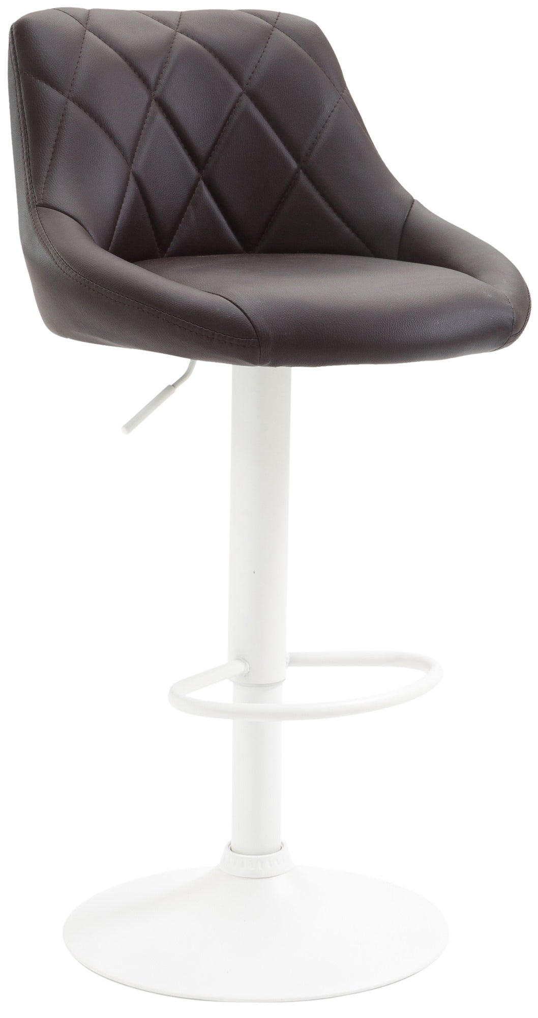 Barkruk Lazio Kunstleer bruin,wit braun