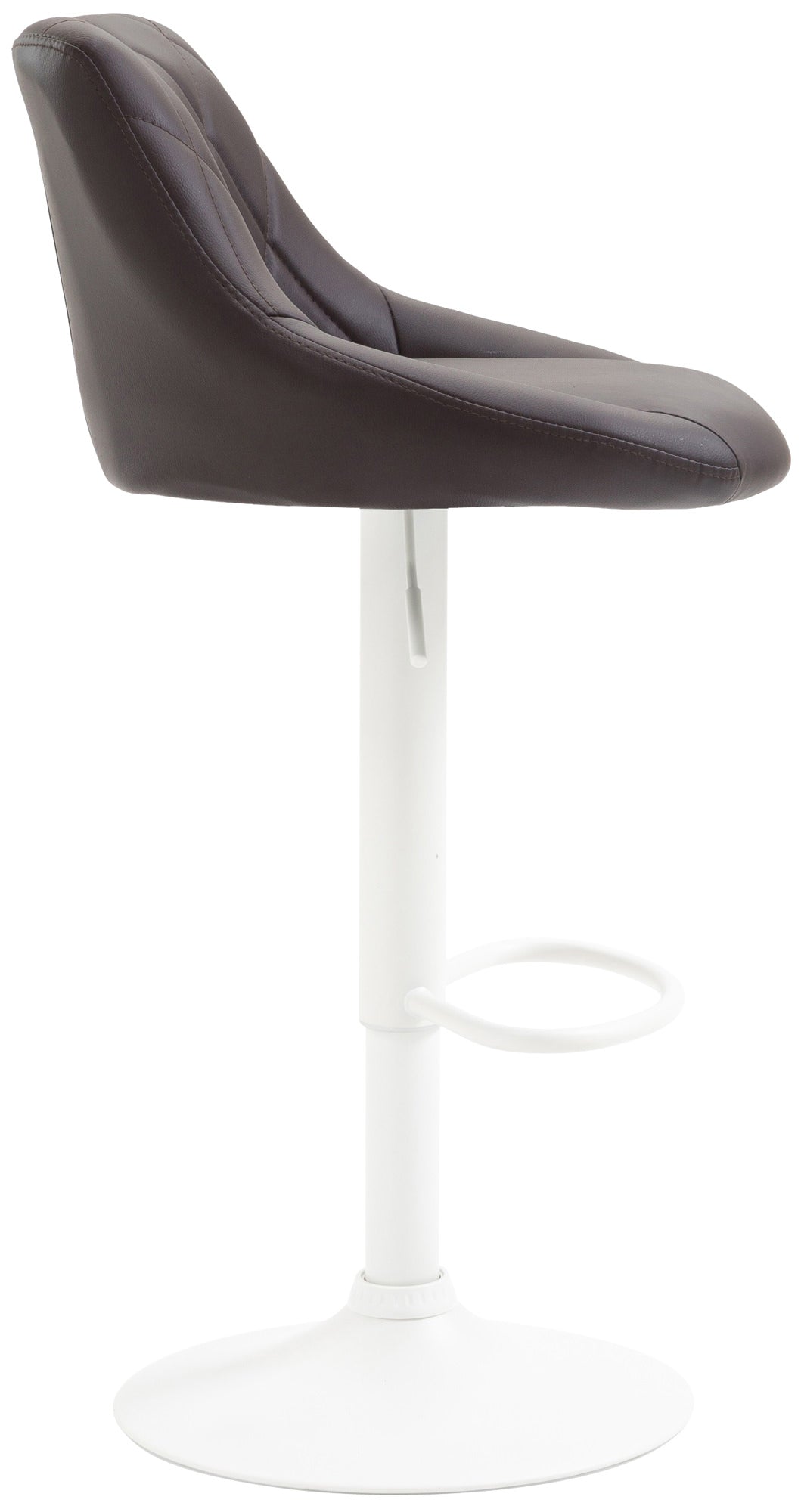 Barkruk Lazio Kunstleer bruin,wit braun