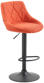 Barkruk Lazio Stof oranje,zwart orange