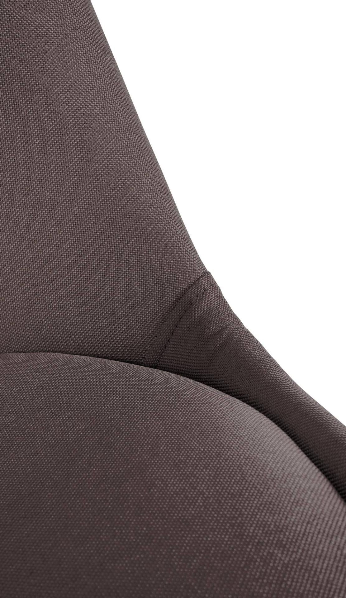 Eetkamerstoel Sofia Stof taupe,natura (vierkant) taupe