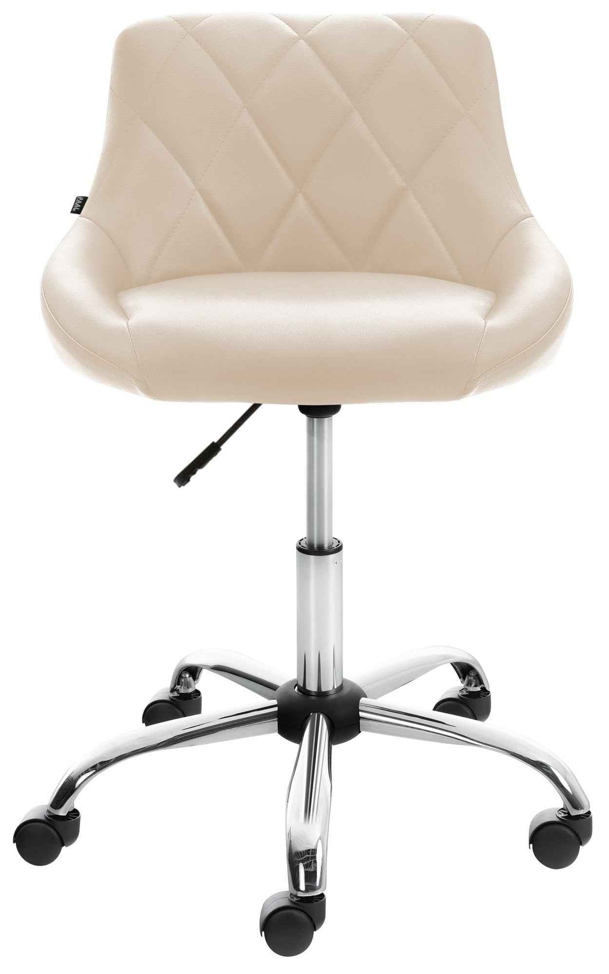 Werkkruk Lazio creme,Kunstleer creme