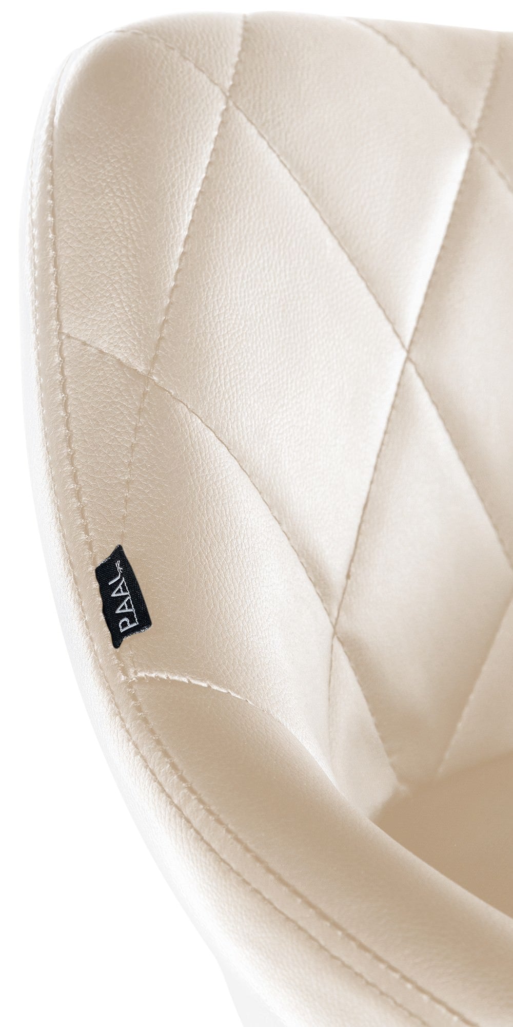 Werkkruk Lazio creme,Kunstleer creme
