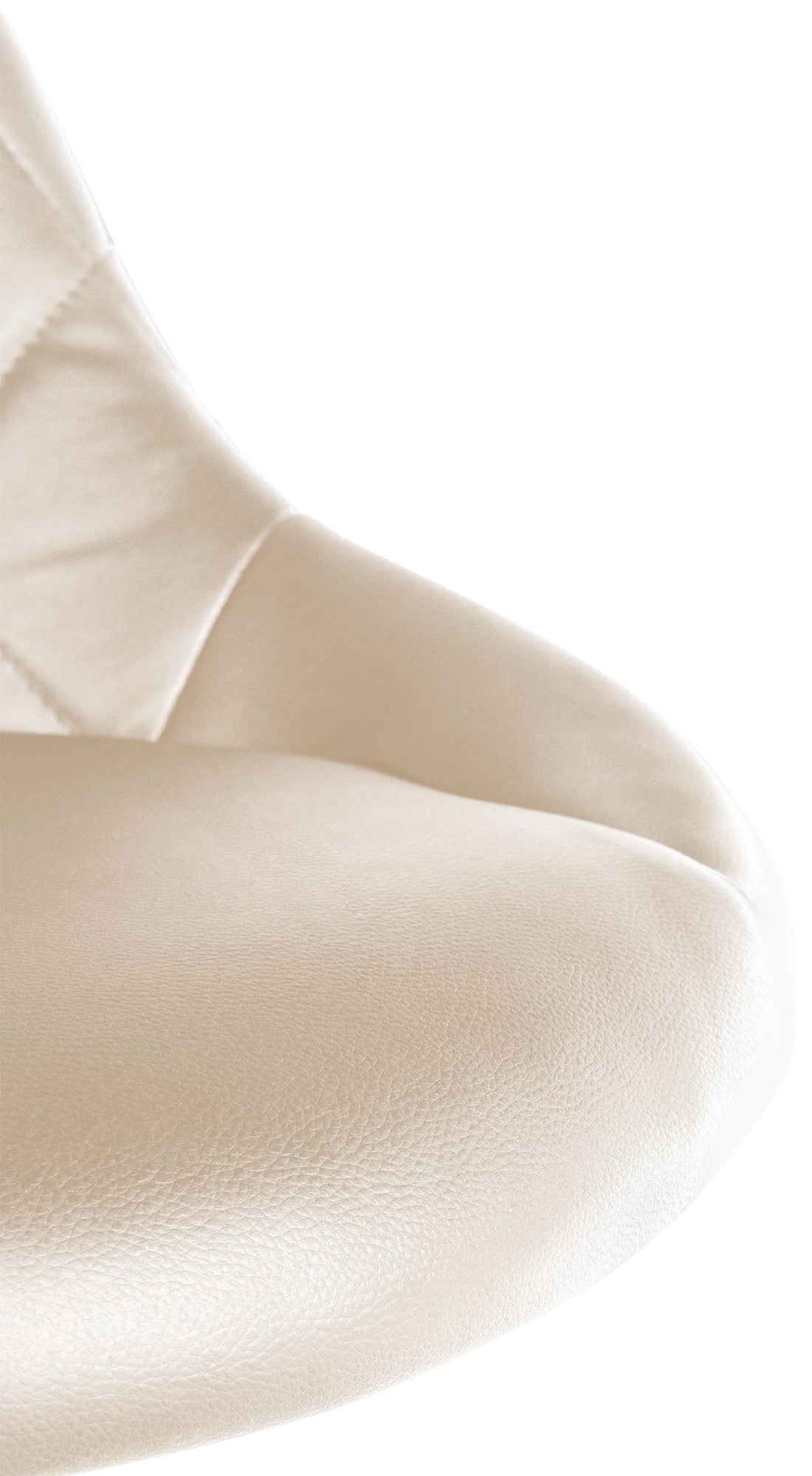 Werkkruk Lazio creme,Kunstleer creme