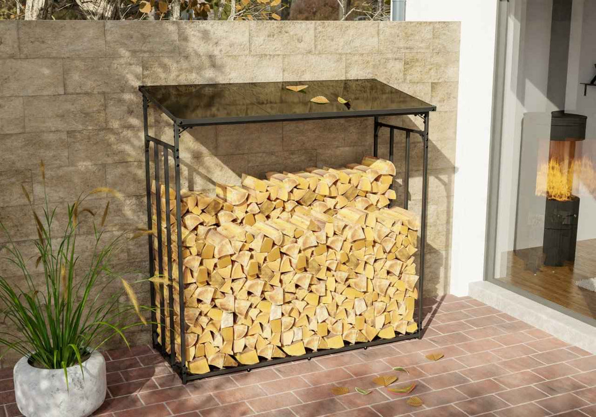 Houtopslag Ruston XL anthrazit