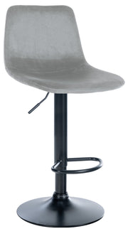 Barkruk Divo Velvet grijs,zwart grau