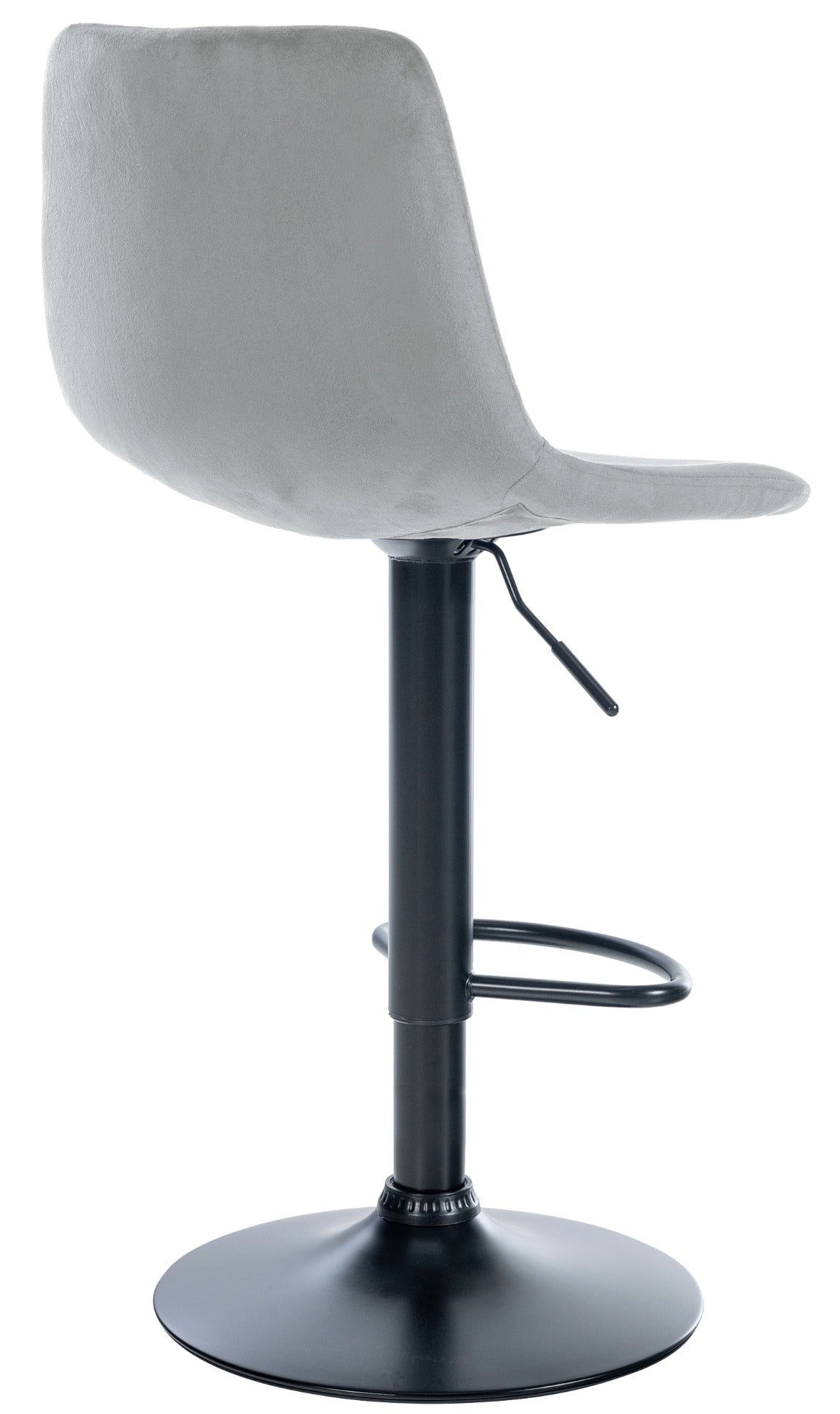 Barkruk Divo Velvet grijs,zwart grau