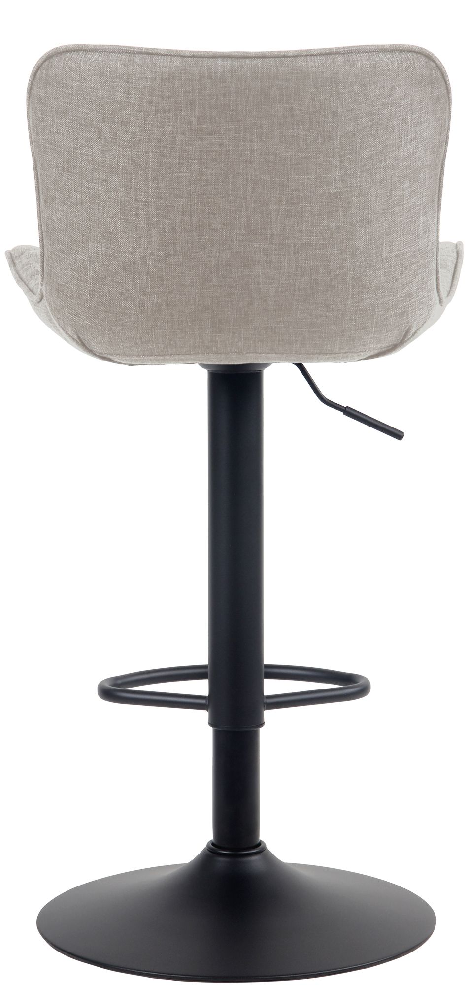 Set van 2 barkrukken Emma taupe,Stof taupe