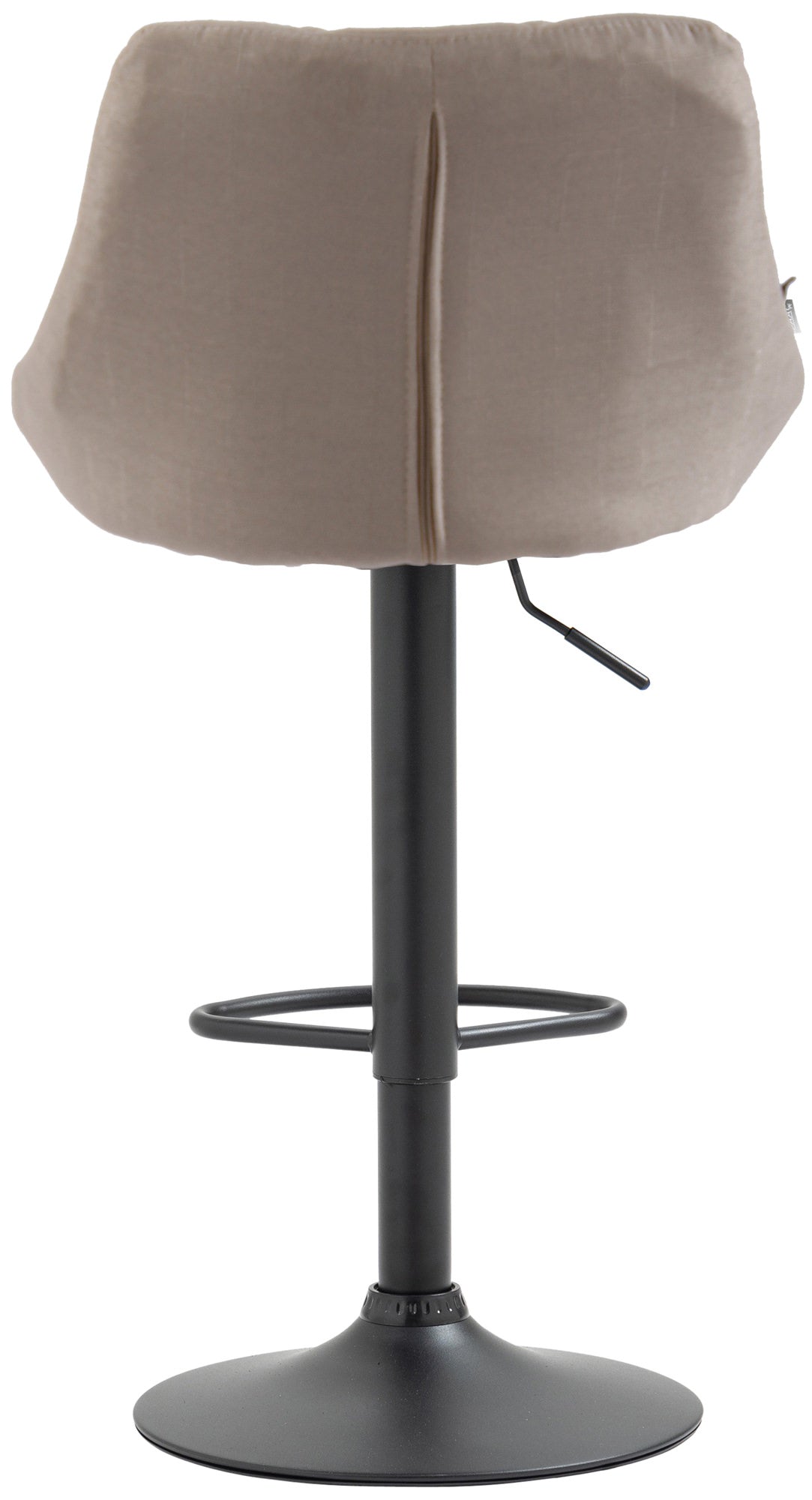 Barkruk Lazio Stof creme,zwart creme