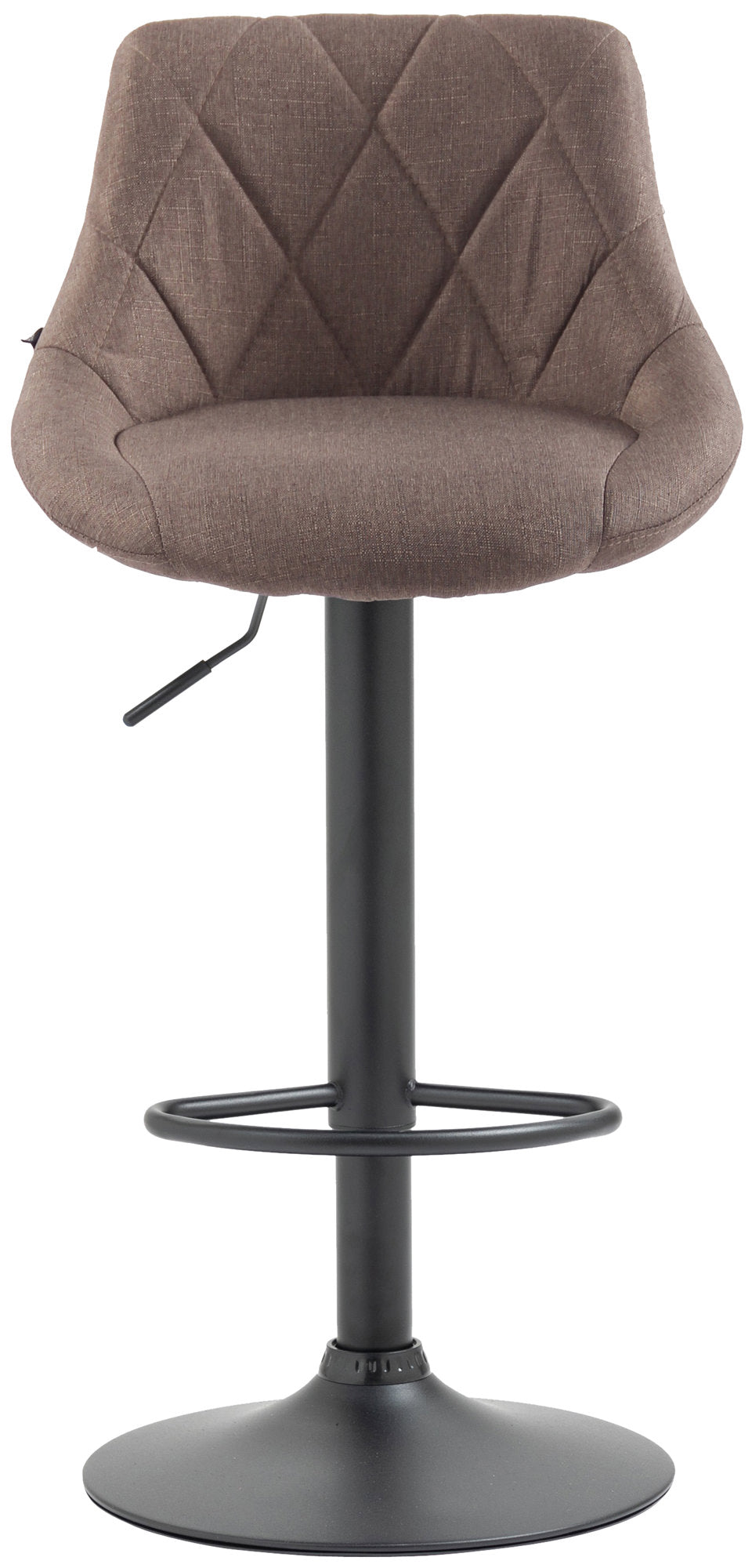 Barkruk Lazio Stof taupe,zwart taupe