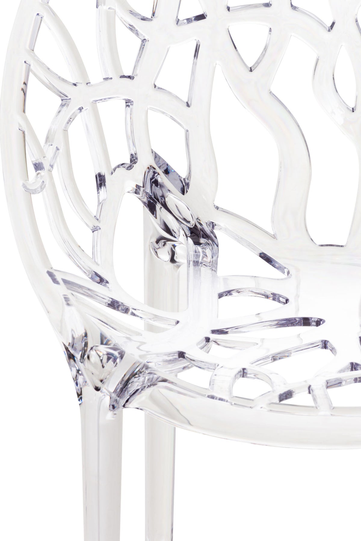 Stapelstoel Crystal transparant transparent